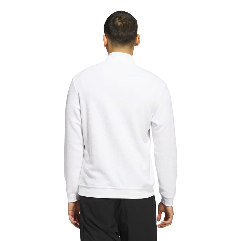 adidas - Men's Ultimate365 Terry Cloth Quarter Zip Pullover (JF4928)