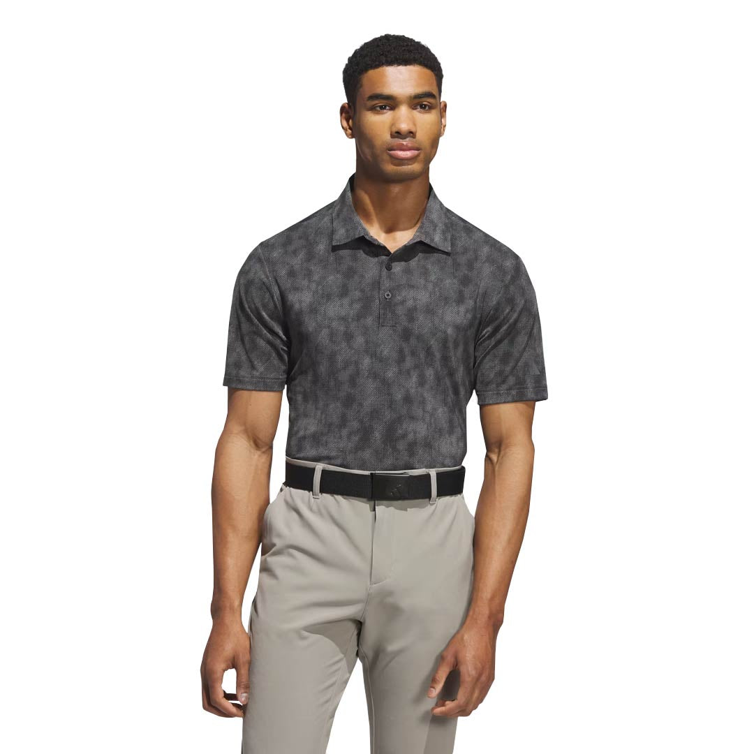 トップス ANCELLM S/S POLO SHIRT GRAY 1 Summer Polo Shirt Men Solid Color Button T Shirt Short Sleeve
