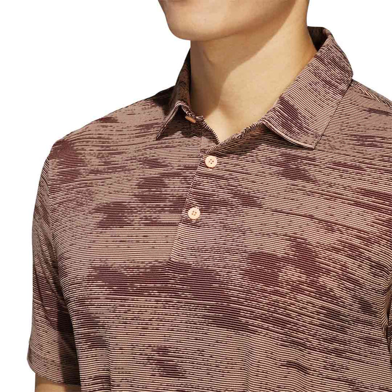 adidas - Men's Ultimate365 Textured Stripe Polo (JJ1731)