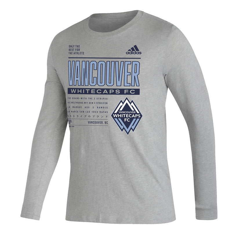 adidas - Men's Vancouver Whitecaps FC Long Sleeve T-Shirt (H49752)
