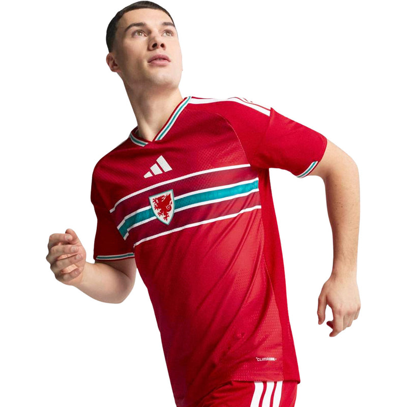 adidas - Men's Wales 26 Home Authentic Jersey (KC2959)
