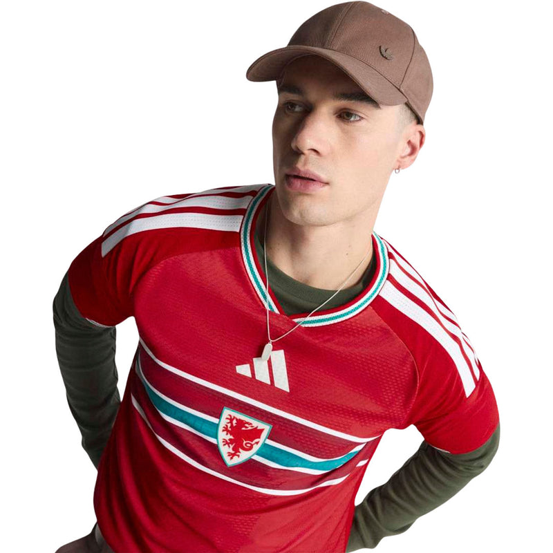adidas - Men's Wales 26 Home Authentic Jersey (KC2959)