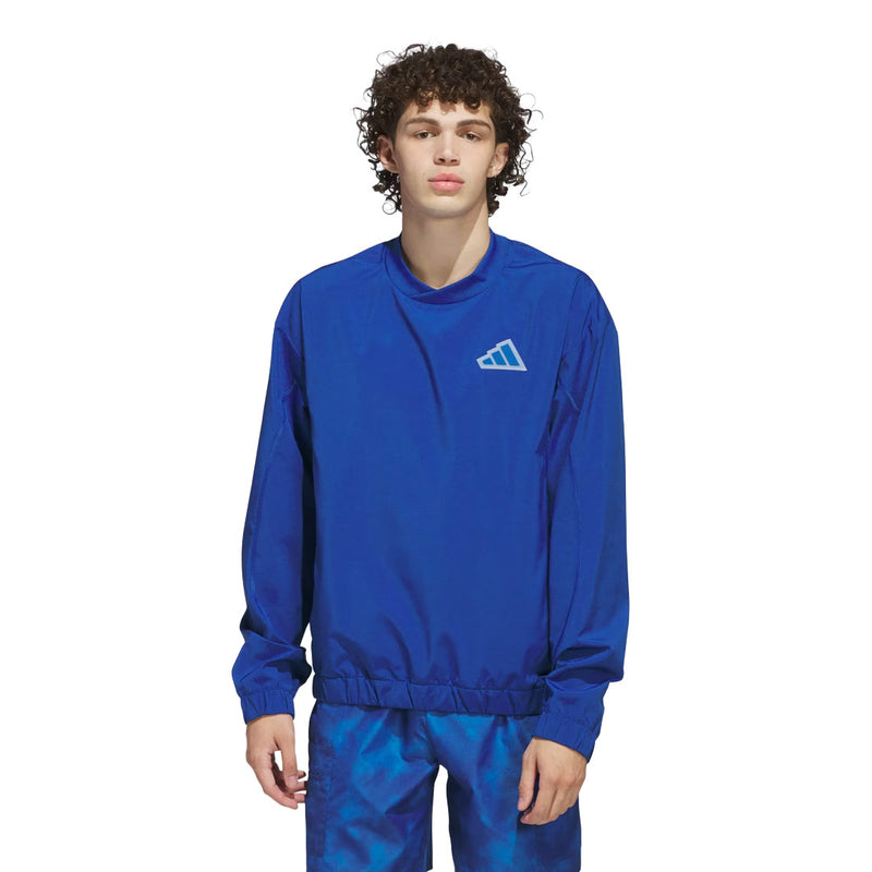 adidas - Men's Woven Pullover Crew Sweatshirt (JN9333)