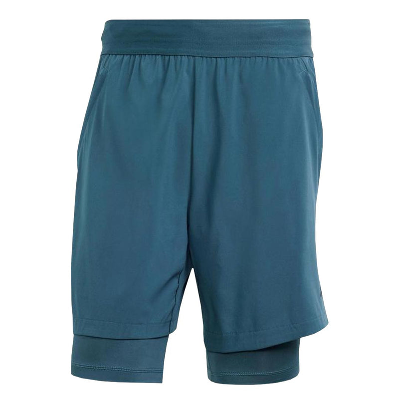 adidas - Short d'entraînement Yoga Premium deux-en-un pour hommes (IM1736)