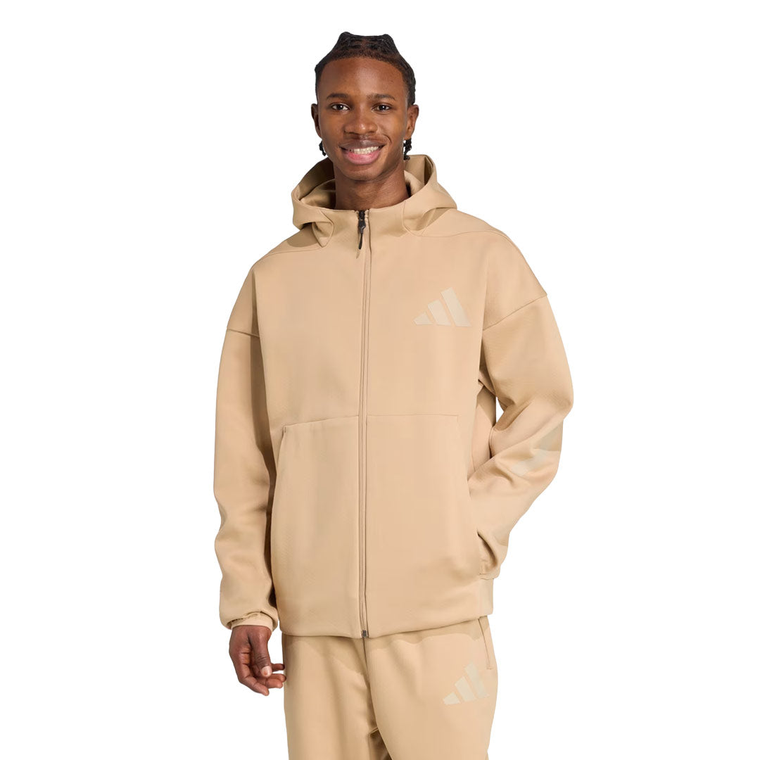 adidas ベージュ ジップアップジャケット adidas（アディダス） adidas Track Top - Beige トラックトップス