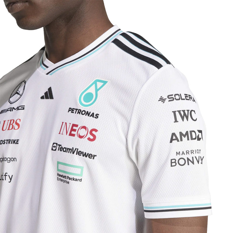 adidas - Men's adidas x Mercedes - AMG Petronas Formula One Team Authentic Driver Jersey (JX5795)