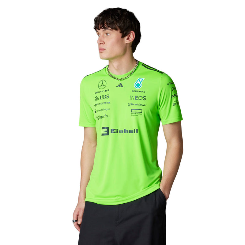 adidas - Men's adidas x Mercedes - AMG Petronas Formula One Team Set Up T-Shirt (JZ7402)