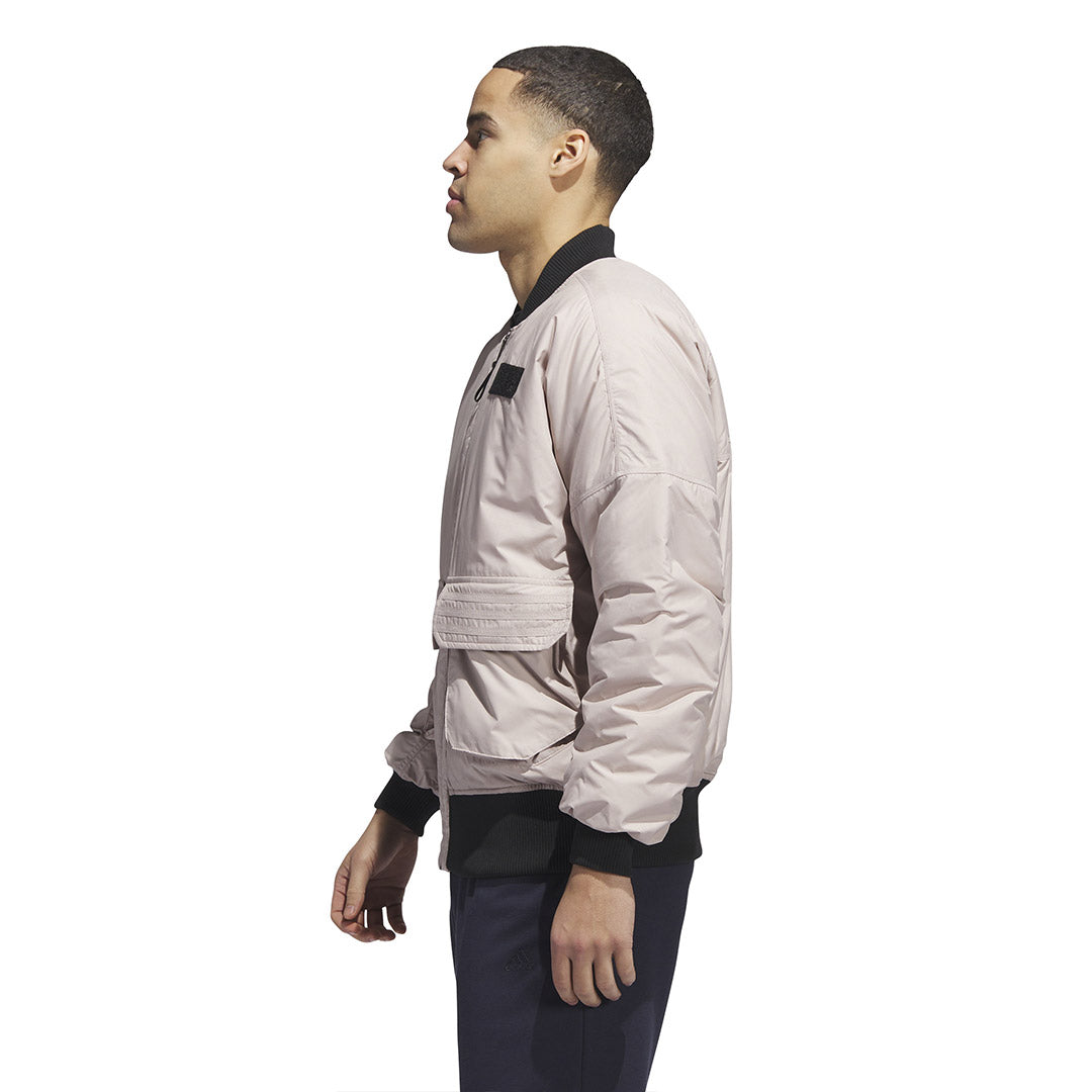 Adidas Men s Adidas x Parley Bomber Jacket HR6982 Tan L