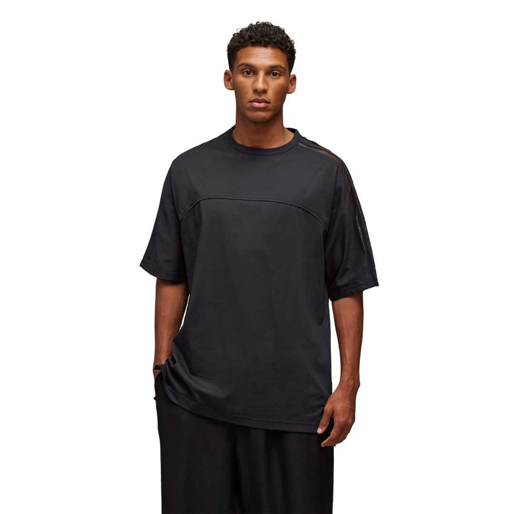adidas - Men's adidas x Y-3 Mesh 3-Stripes Short Sleeve T-Shirt (JL8312)