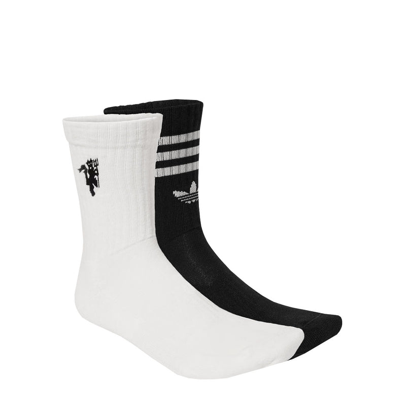 adidas - Unisex 2 Pack Manchester United Crew Socks (JV5890)