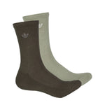 adidas - Unisex 2 Pack Two Toned Crew Socks (JV6045)