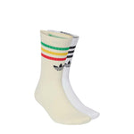 adidas - Unisex Bob Marley 2 Pack Crew Socks (KD8451)
