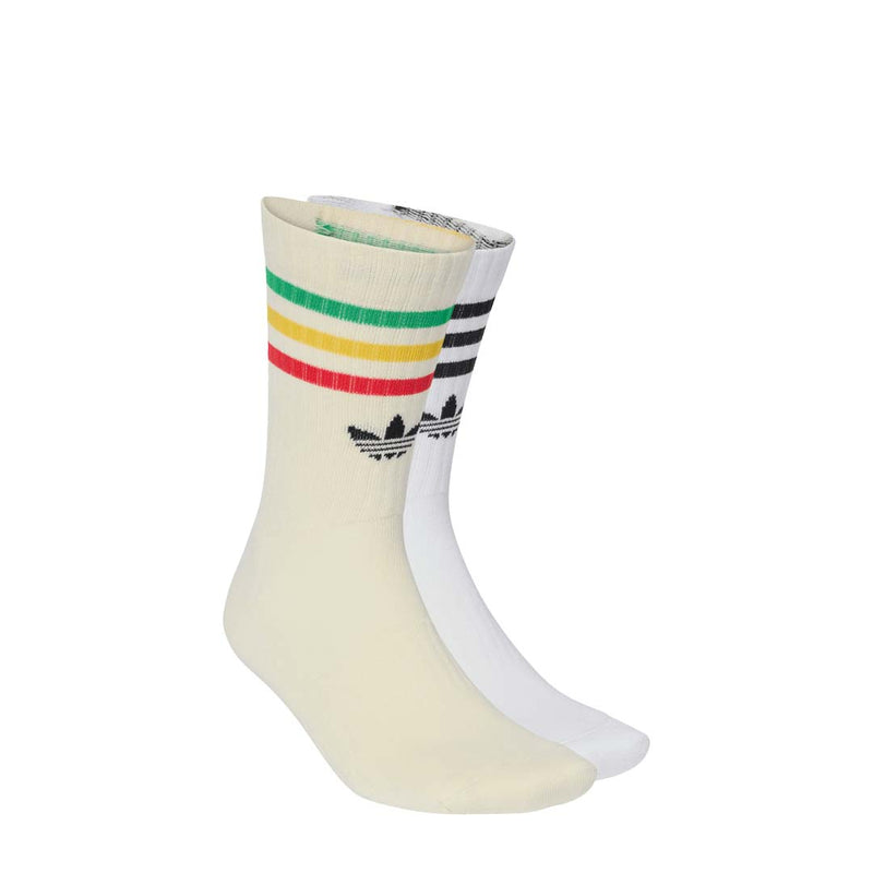 adidas - Unisex Bob Marley 2 Pack Crew Socks (KD8451)