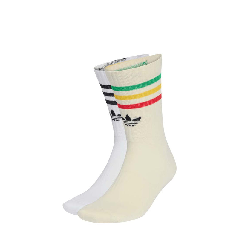 adidas - Unisex Bob Marley 2 Pack Crew Socks (KD8451)