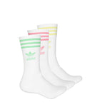 adidas - Unisex Enjoy Summer Mid Cut 3 Pack Crew Socks (H62015)