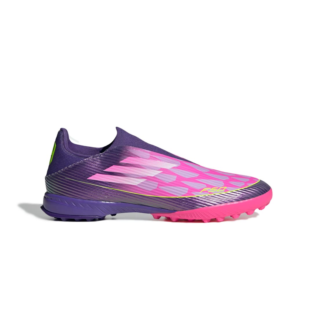adidas - Unisex F50 League Lamine Yamal Laceless Turf Soccer Shoes