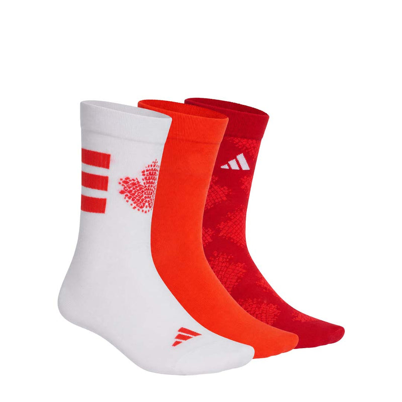 adidas - Unisex FIFA World Cup 26 Host Nation Canada 3 Pack Socks (KF4177)