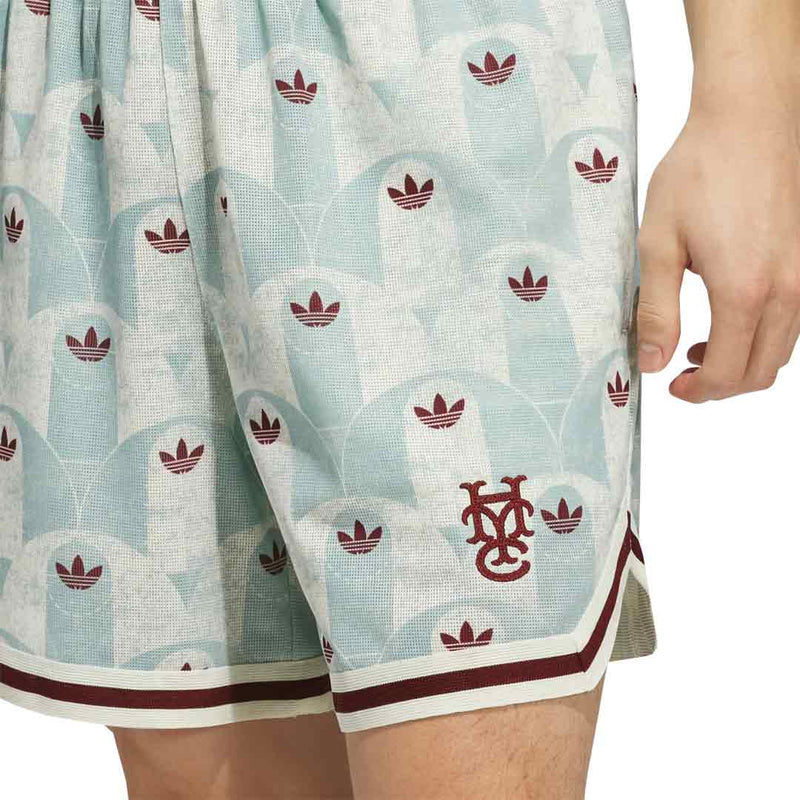 adidas - Unisex Hoop York City Allover Print Shorts (JC5973)