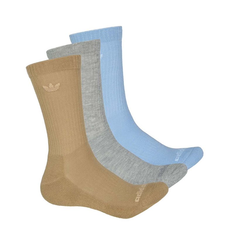 adidas - Unisex Originals Trefoil 2.0 3 Pack Crew Socks (JK5439)