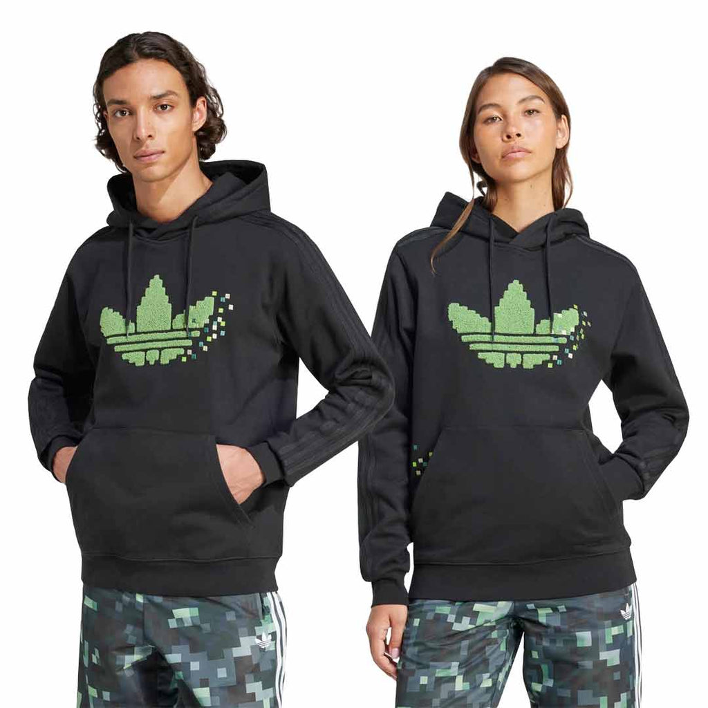 adidas - Unisex adidas Originals x Minecraft Graphic Hoodie (JZ9920)