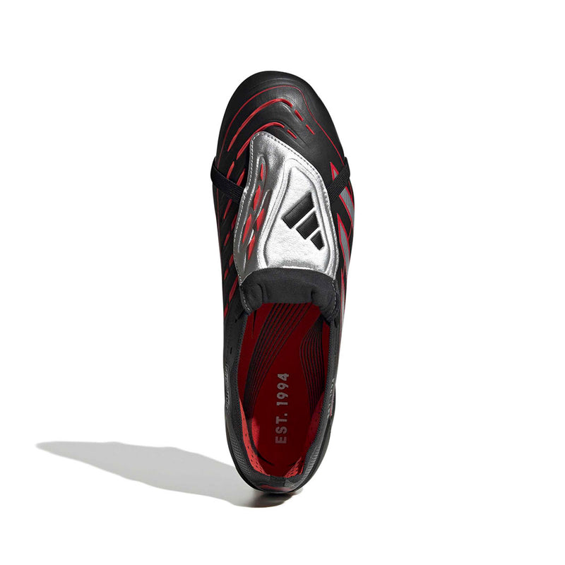 adidas - Unisex Predator Obsidian Strike Fold Over Tongue Firm Ground Cleats (JS0563)