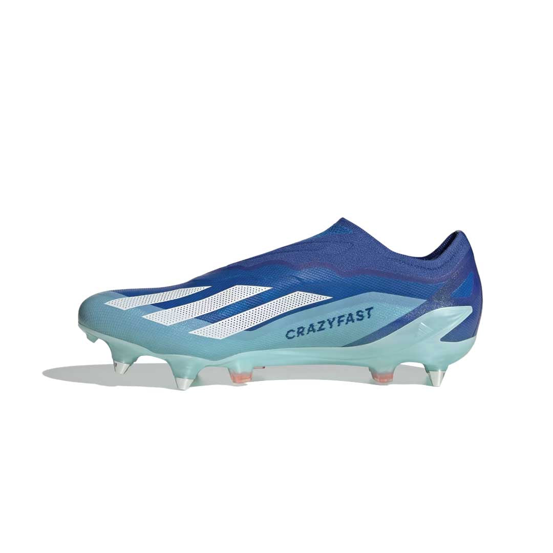 adidas - Unisex X Crazyfast.1 Laceless Soft Ground Soccer Cleats