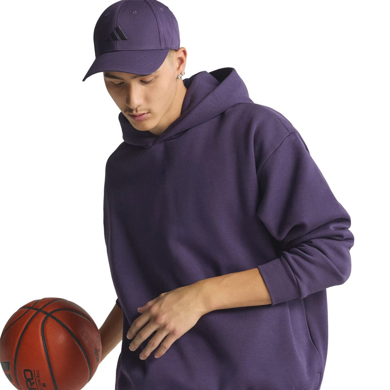 adidas - Unisex adidas Basketball Fleece Hoodie (JX5598)