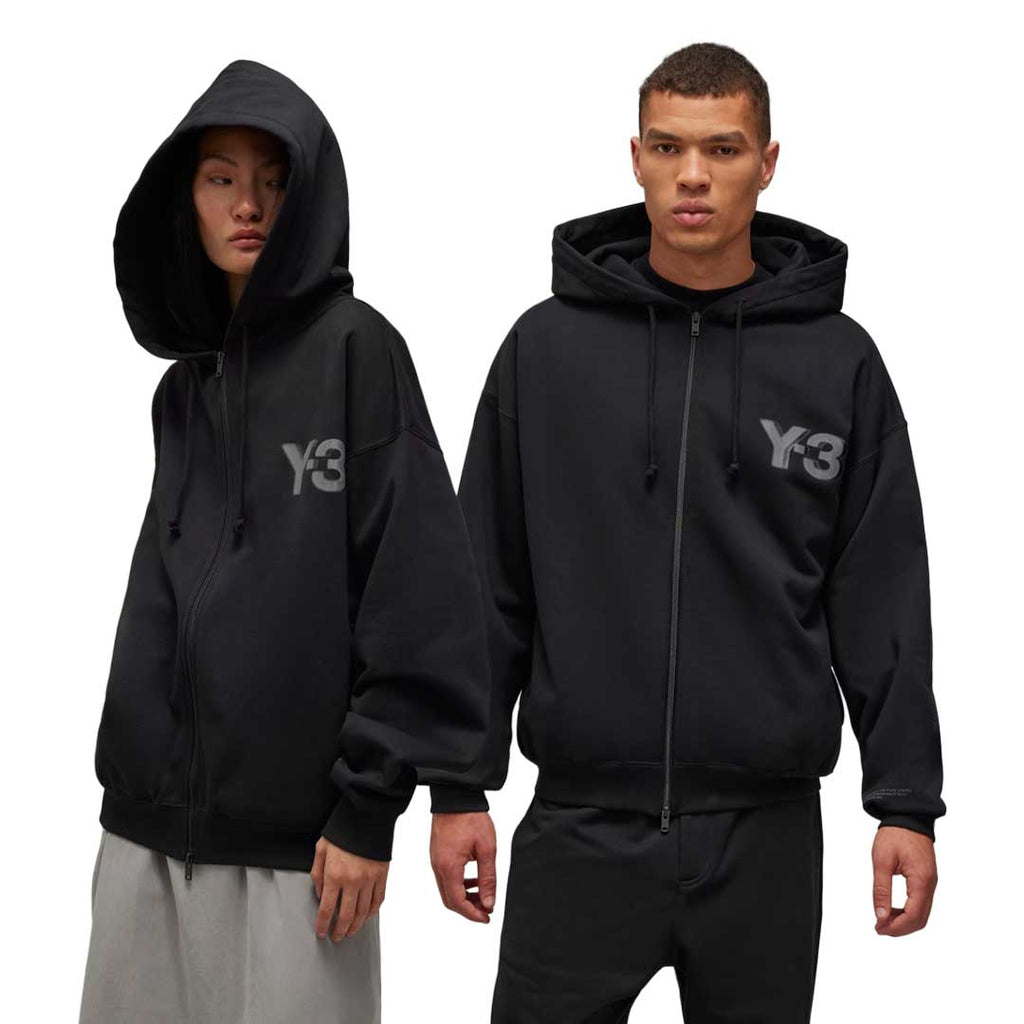 adidas - Unisex adidas x Y-3 Logo Full Zip Hoodie (JE9278)