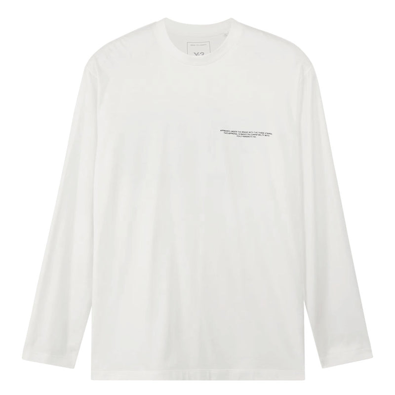adidas - Unisex adidas x Y-3 Logo Long Sleeve T-Shirt (JE9279)