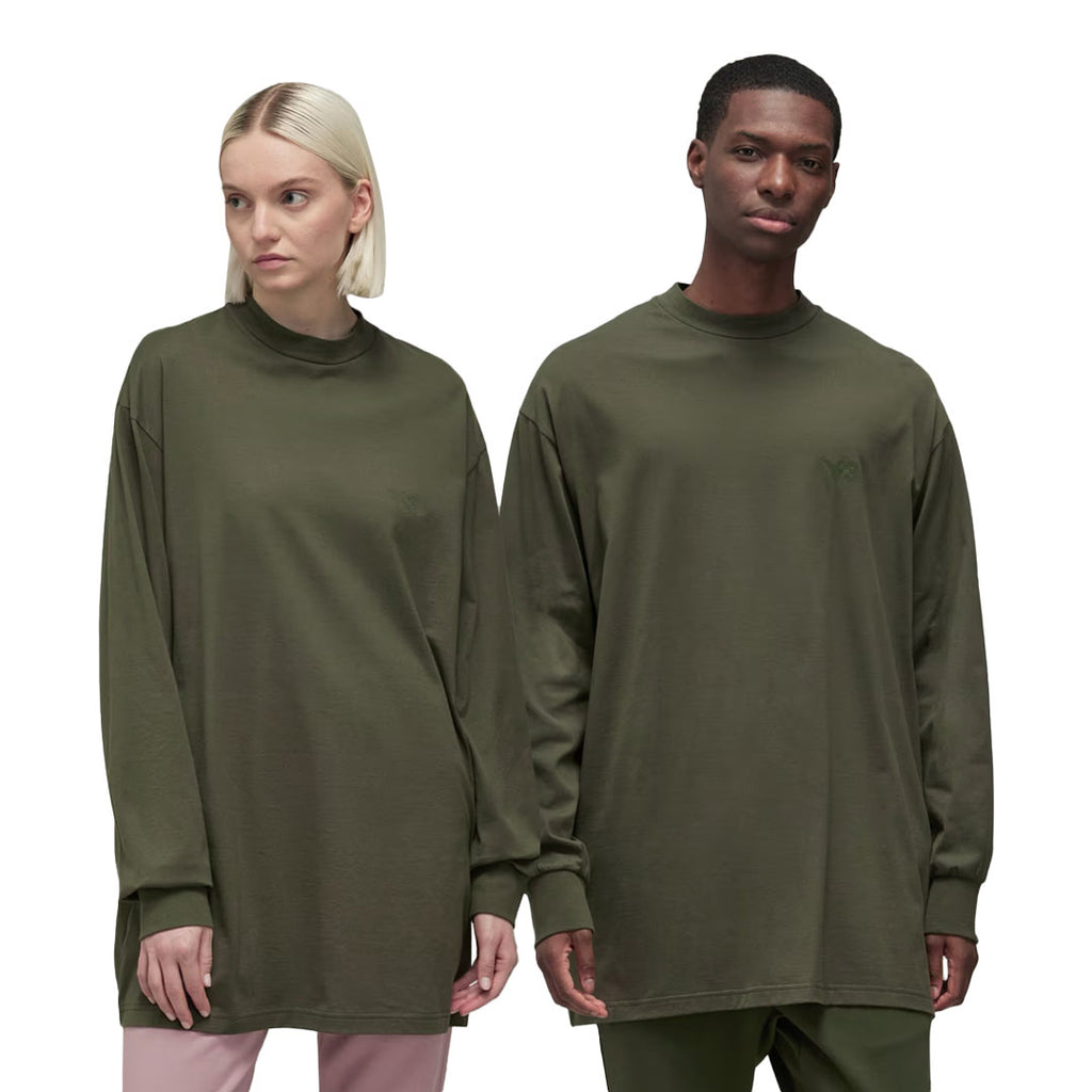 adidas - Unisex adidas x Y-3 Mock Neck Long Sleeve T-Shirt (JD9820)