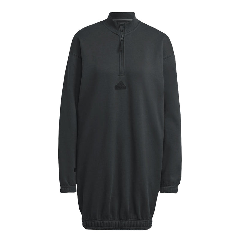 adidas - Women's 1/2 Zip Long Sleeve Dress (HG4373)