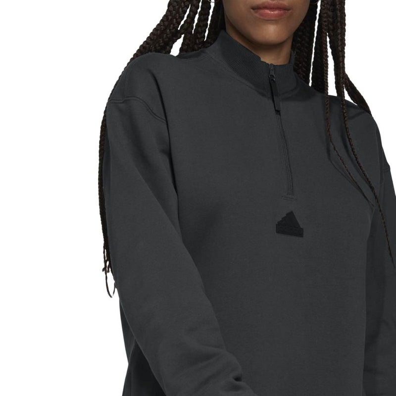 adidas - Women's 1/2 Zip Long Sleeve Dress (HG4373)