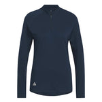 adidas - Women's 1/4 Zip Long Sleeve Polo (HY3974)
