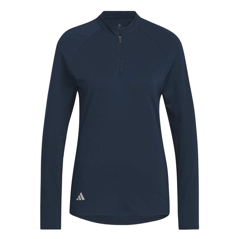 adidas - Women's 1/4 Zip Long Sleeve Polo (HY3974)