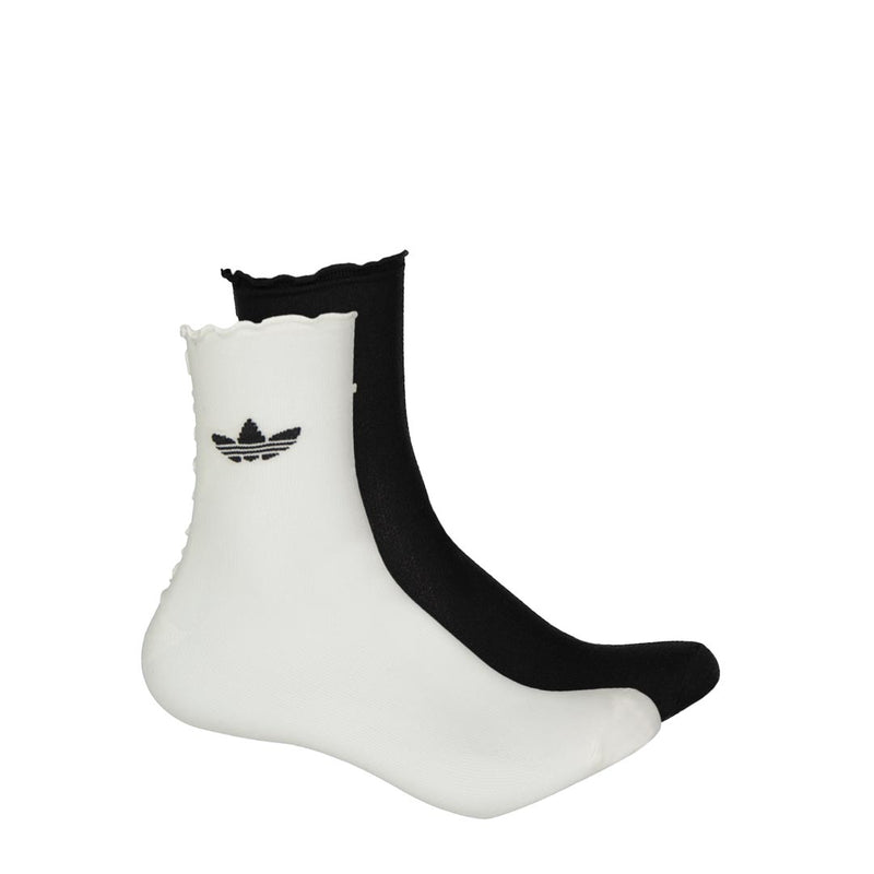 adidas - Women's 2 Pack Ruffle Crew Socks (JD5623)