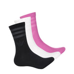 adidas - Women's 3 Pack Collective Power Mid-Cut Crew Socks (IT7396)