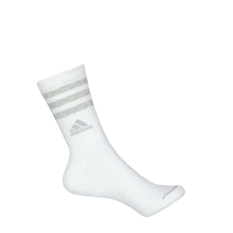adidas - Women's 3 Pack Cushioned 3-Stripes Crew Socks (GC3270)