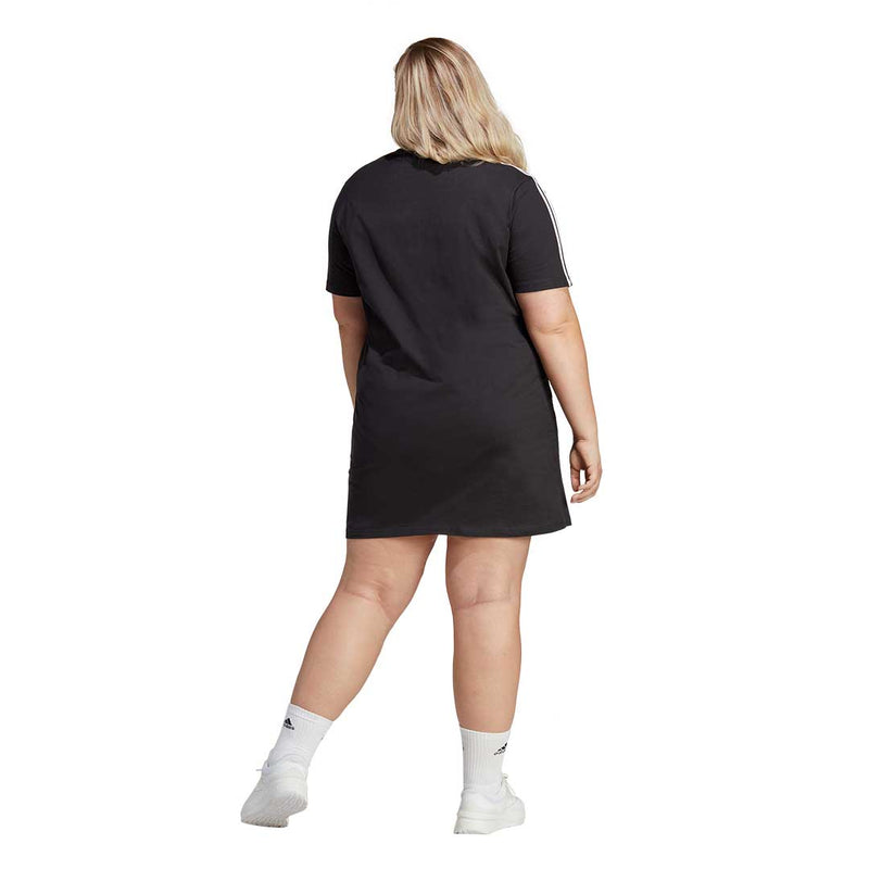 adidas - Women's 3-Stripes BF T-Shirt Dress (Plus Size) (IB8747)