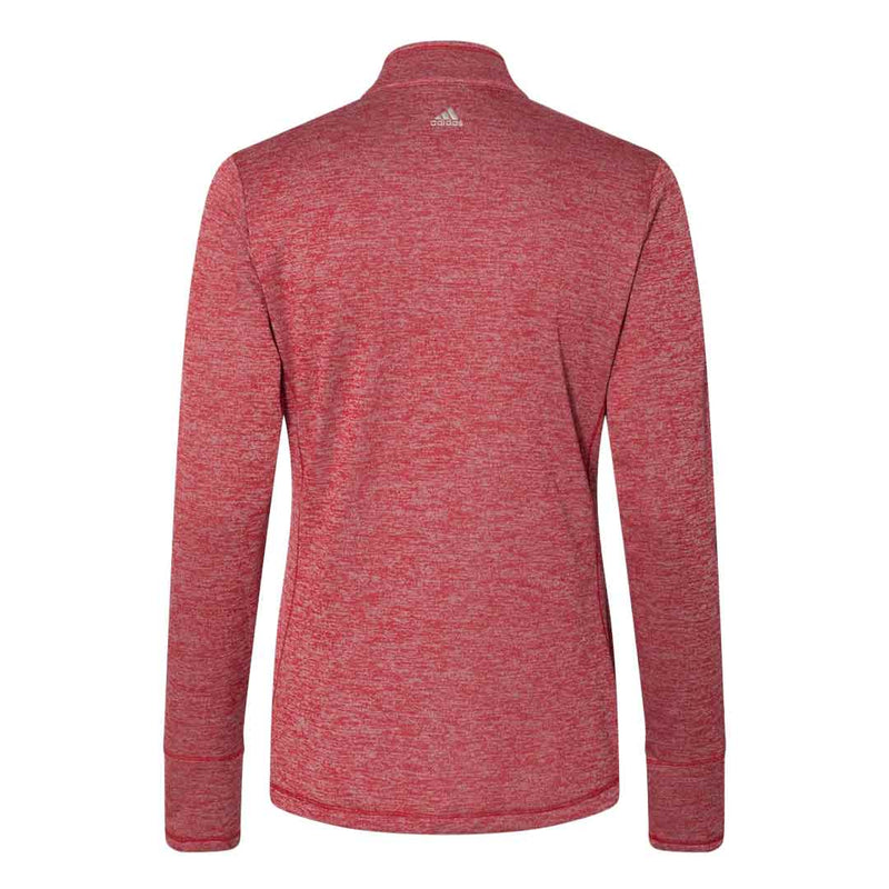 adidas - Women's 3-Stripes Heather 1/4 Zip Pullover (D73138)