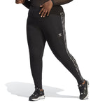 adidas - Women's 3-Stripes Print Leggings (Plus Size) (IB8795)