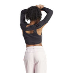 adidas - Women's 3-Stripes Ribbed Long Sleeve Top (IB4752)