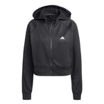 adidas - Women's AEROREADY Game and Go Full-Zip Hooded Fleece Jacket (IX5065)
