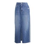 adidas - Women's Adicolor 3-Stripes Denim Long Skirt (JW2658)