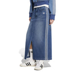 adidas - Women's Adicolor 3-Stripes Denim Long Skirt (JW2658)