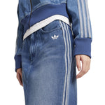 adidas - Women's Adicolor 3-Stripes Denim Long Skirt (JW2658)