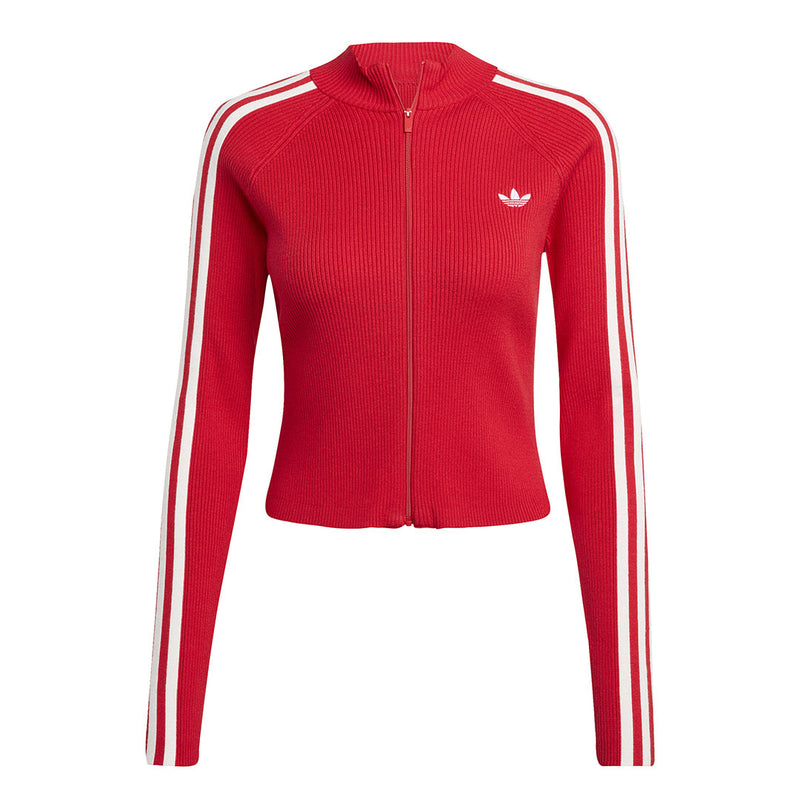 adidas - Women's Adicolor 3-Stripes Slim Knit Track Top (JY2598)
