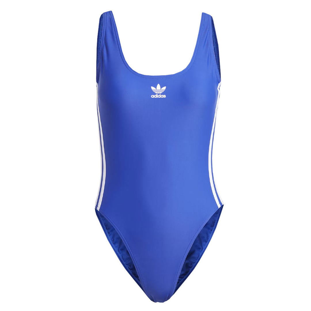 Adidas Women s Adicolor 3 Stripes Swimsuit IC2271 Blu Wht 2