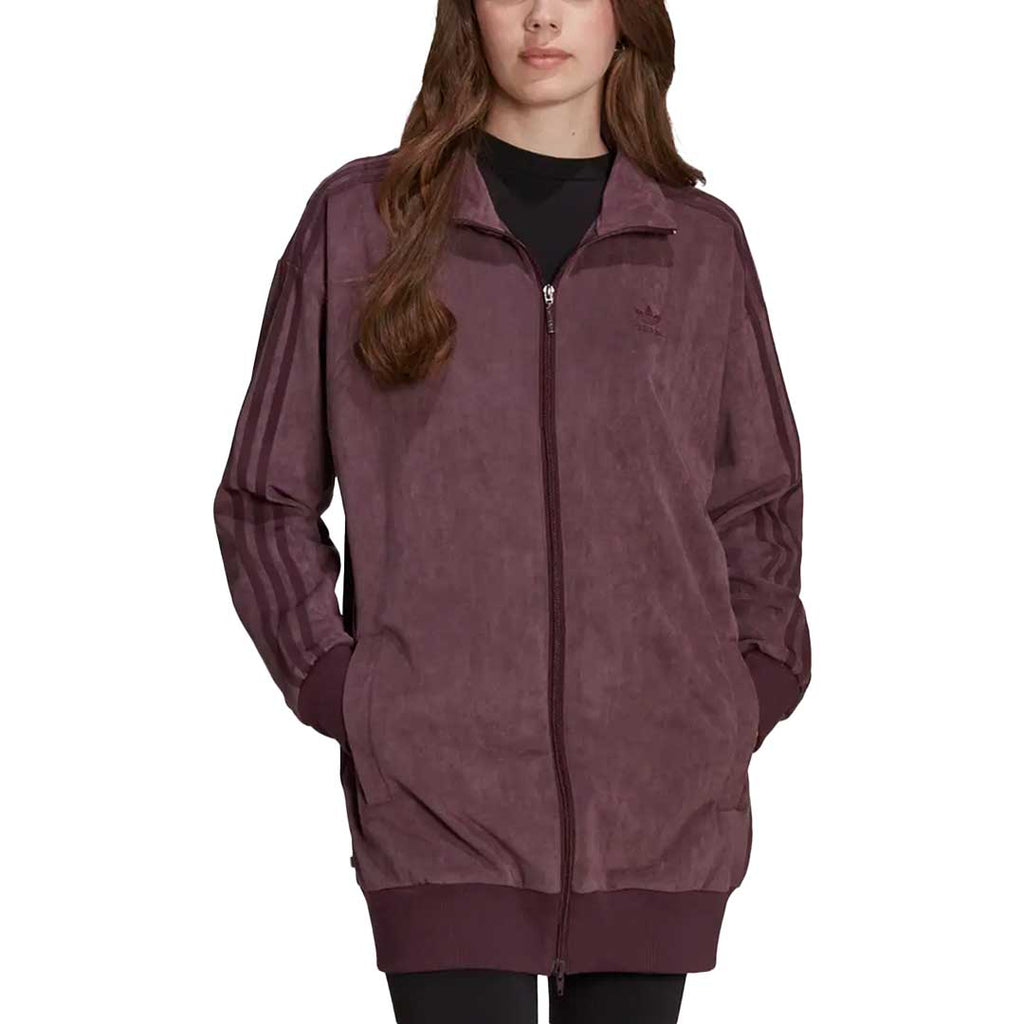 Suede track jacket online