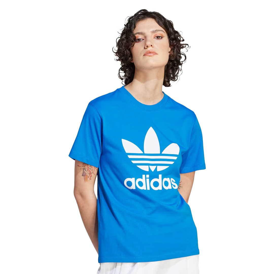 Blue adidas shirt womens 2025