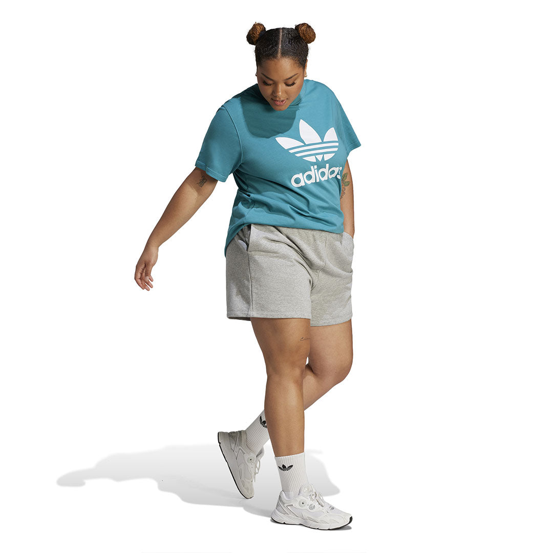 Adidas women's plus size shorts store